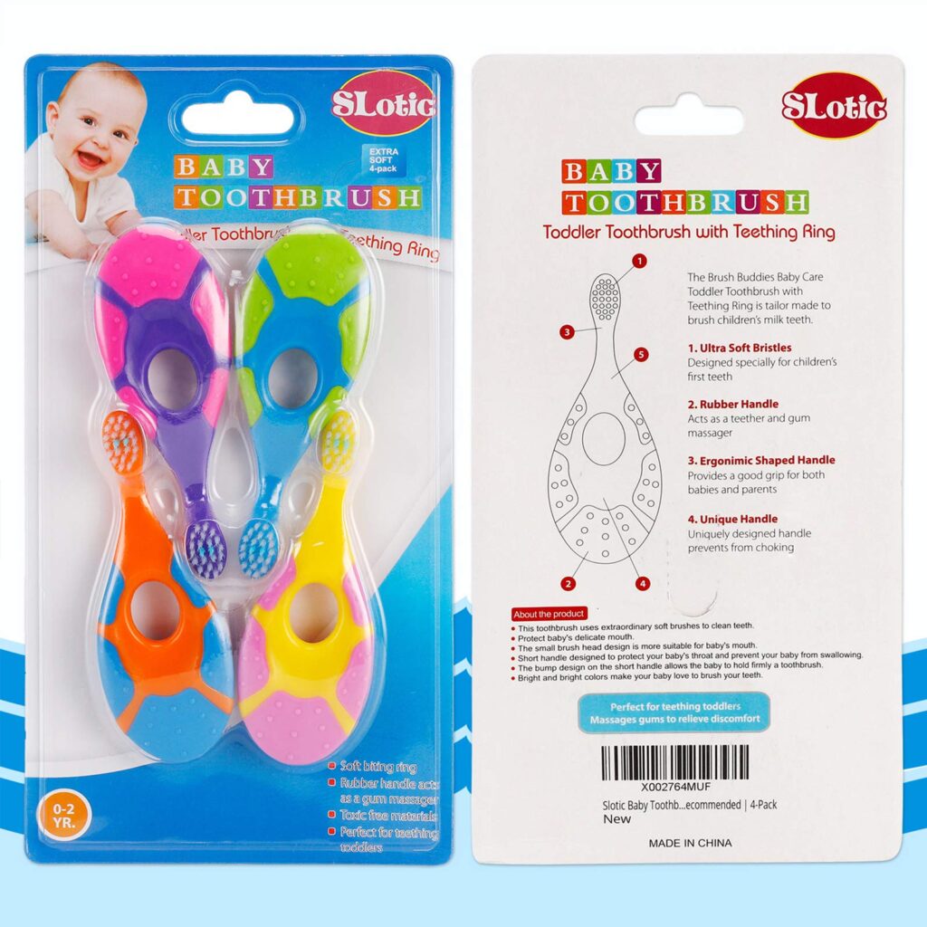 Slotic Baby Toothbrush for 0-2 Years