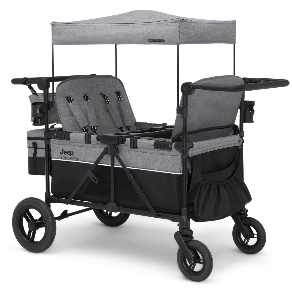 Jeep Wrangler Deluxe 4 Seater Wagon – Delta Children