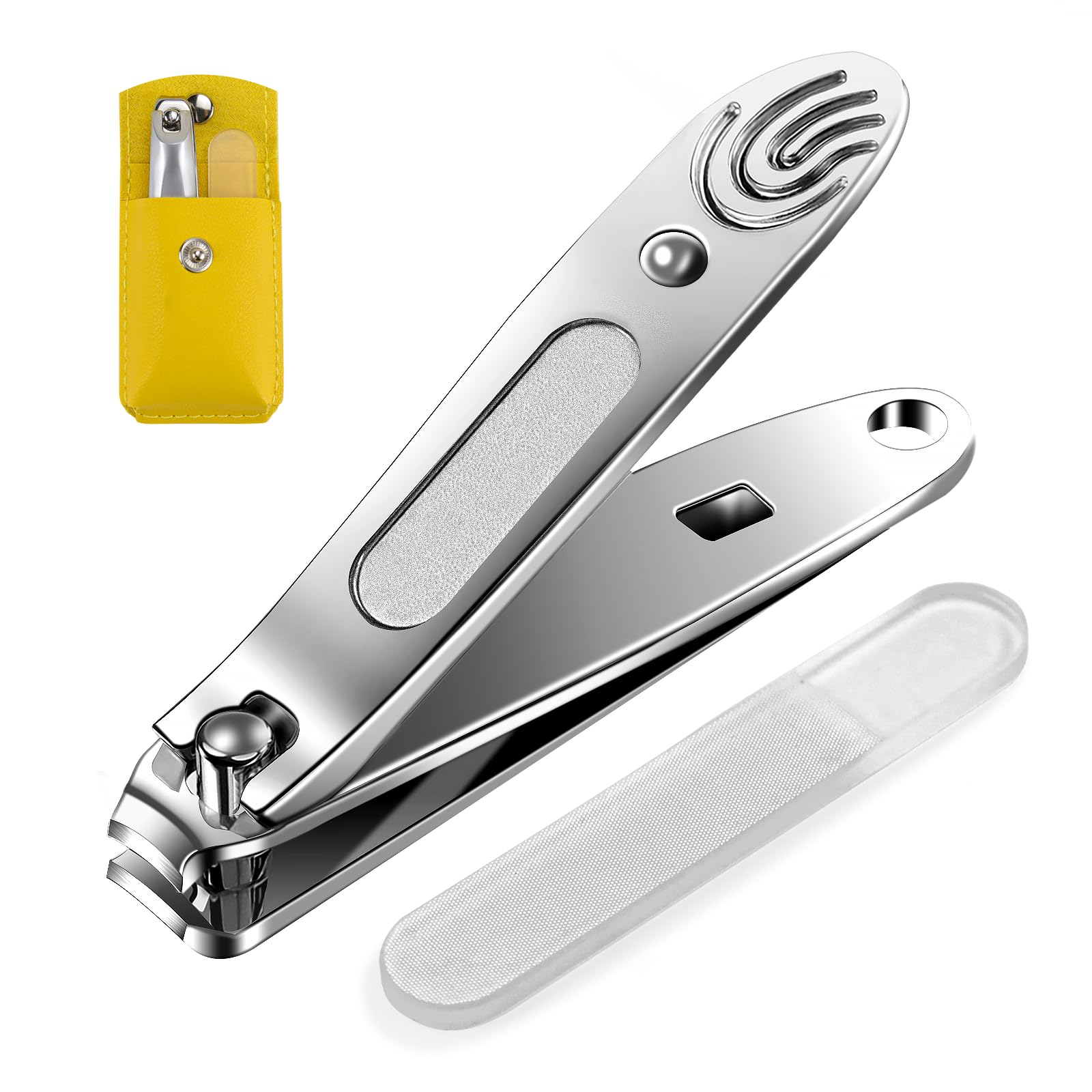 Kids Nail Clippers with Nano Nail File – Yellow