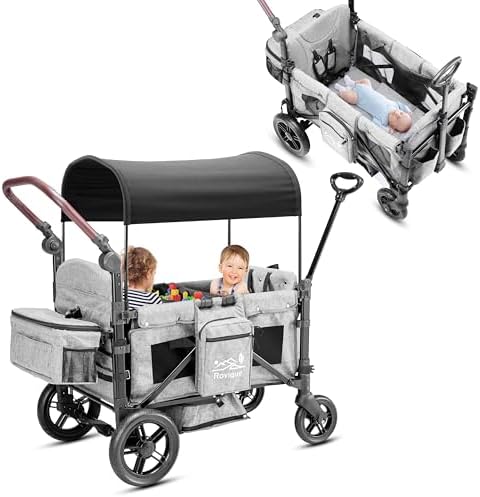 Wagon Stroller for 2 Kids & Cargo – Lightweight and Practical